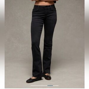 American Eagle Next Level Low-rise Kick Bootcut size 8 black